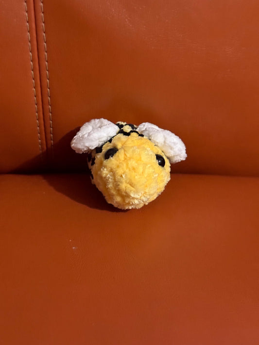 Amigurumi Crochet Bee Keychain